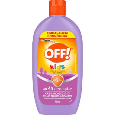 REPELENTE OFF KIDS LOCAO 200ML GTS 83ML