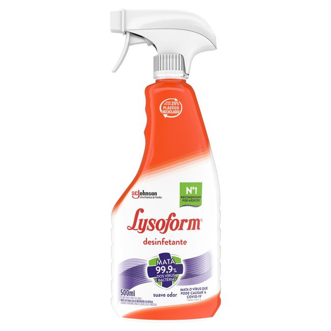 DESINFETANTE LYSOFORM SUAVE GAT 500ML