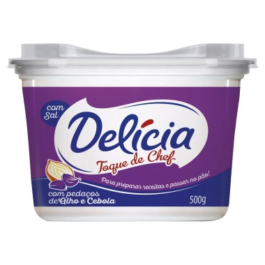 MARGARINA DELICIA TOQUE CHEF ALHO 500GR