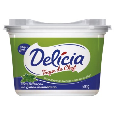 MARGARINA DELICIA TOQUE CHEF ERVAS 500GR