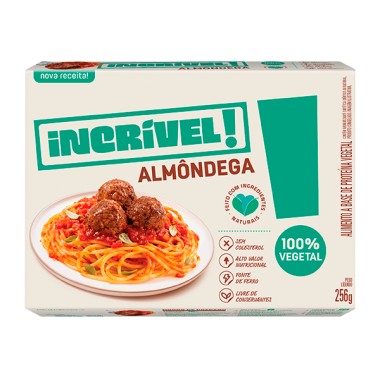 ALMONDEGA VEGETAL SEARA INCRIVEL 256GR