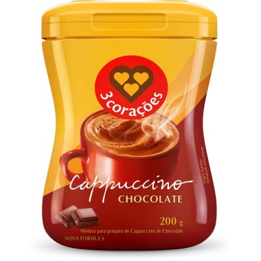 CAFE TRES CORACOES CAPUCCINO CHOC 180g
