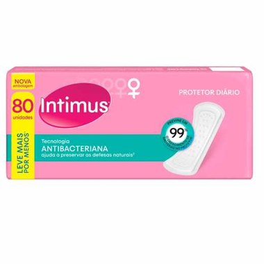 ABSORV INTIMUS PROTETOR DIA ANTIB LMPM80