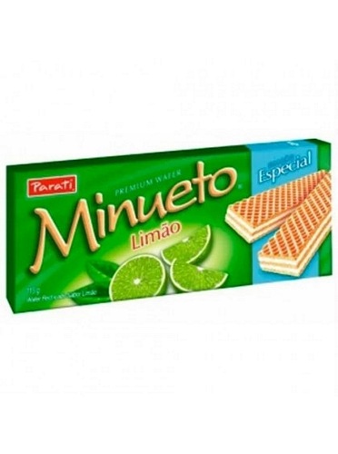 BISCOITO WAF MINUETO LIMAO 81GR