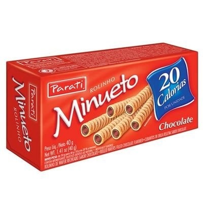BISCOITO WAF PARATI ROLINHO CHOC 40g