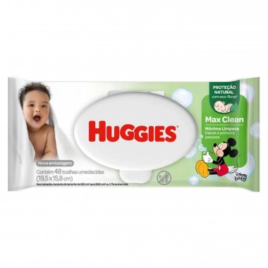 TOALHA UMED HUGGIES CLASSIC 48UN