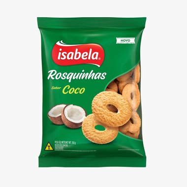 BISCOITO ISABELA ROSQUINHA COCO 300GR