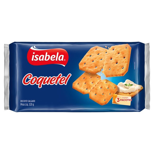 BISCOITO ISABELA COQUETEL 320GR