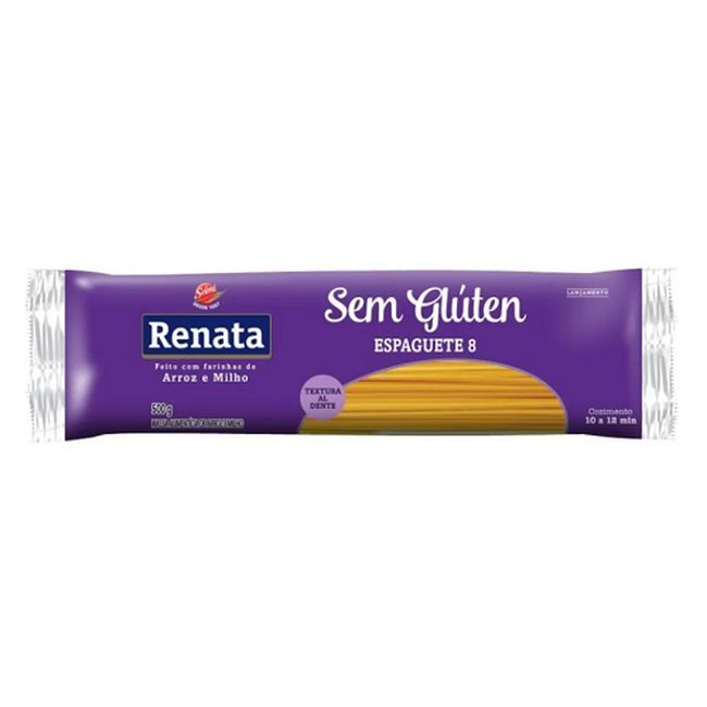 MASSA RENATA S GLUTEN ESPAGUETE 500GR