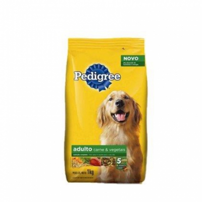 RACAO PEDIGREE CARNE E VEGETAIS 900GR