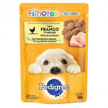 RACAO PEDIGREE FILHOTES FRANGO 100GR