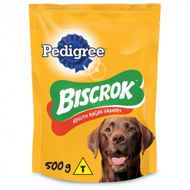 RACAO PEDIGREE BISCROK BISCOITO500GR