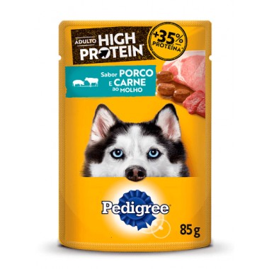 RACAO PEDIGREE PORCO E CARNE SHT 85GR