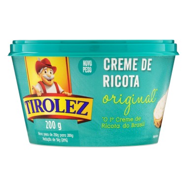 CREME DE RICOTA TIROLEZ 200GR