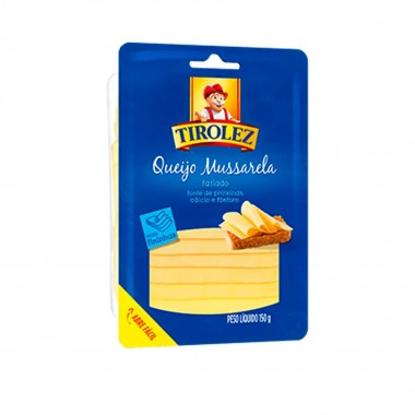 QUEIJO MUSSARELA TIROLEZ FAT 150GR