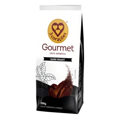 CAFE TRES CORACOES GOURMET DARK 250G