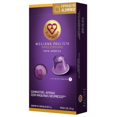 CAFE TRES CORACOES CAPS MOG PAULISTA 50G