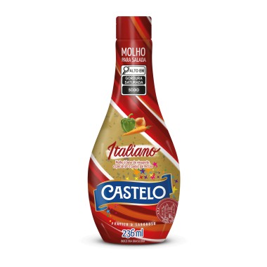 MOLHO SALADA CASTELO ITALIANO 236ML