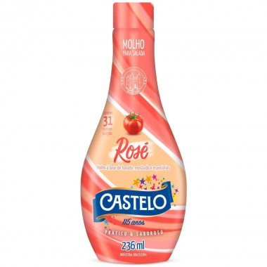 MOLHO SALADA CASTELO ROSE 236ML