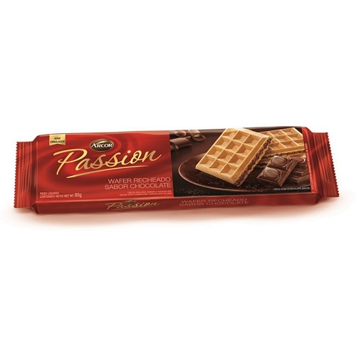 BISCOITO WAF ARCOR PASSION CHOC 80GR