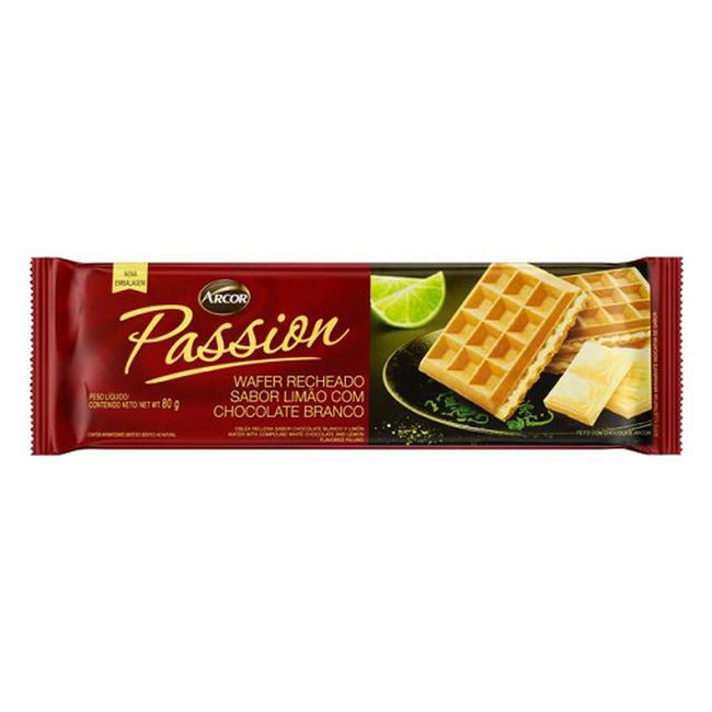 BISCOITO WAF ARCOR PASSION LIMAO 80GR