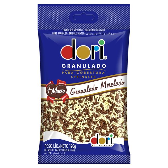 CHOCOLATE GRANULADO DORI MESCLADO 120GR