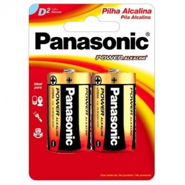 PILHA PANASONIC GRANDE ALC POWER D2UN