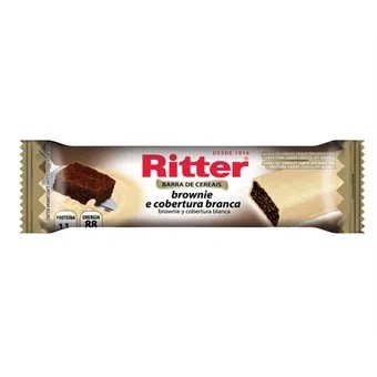 BARRA RITTER BROWNIE BRANCO 20GR