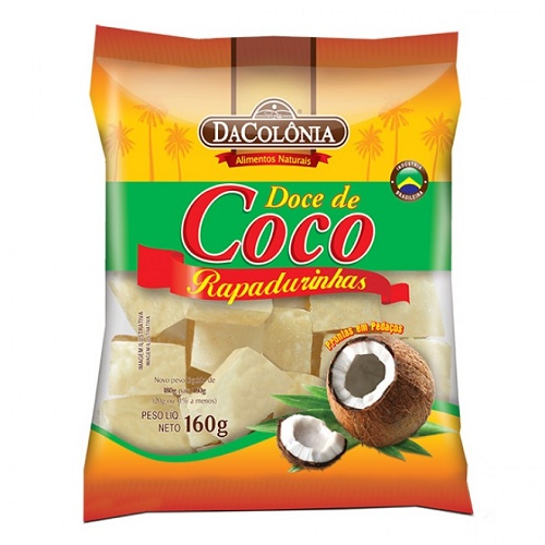 RAPADURA DACOLONIA DOCE COCO 160GR