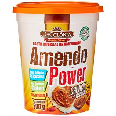 PASTA DACOLONIA AMENDOPOWER CRUNCHY 500G