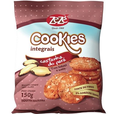 BISCOITO ZEZE COOKIES CASTANHA 150GR