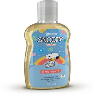 SHAMPOO SNOOPY BABY TOQUE ALGODAO 200ML