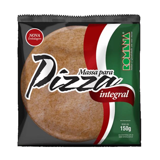 MASSA PIZZA ROMENA INTEGRAL 150GR