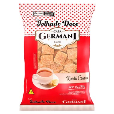 BISCOITO GERMANI FOLHADO DOCE 250GR