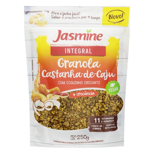 GRANOLA JASMINE CASTANHA DE CAJU 250GR