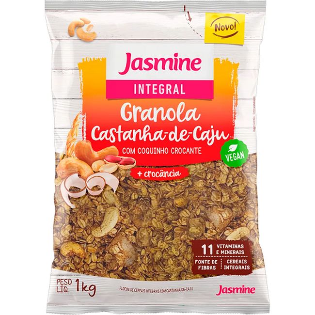 GRANOLA JASMINE CASTANHAS CAJU 1KG