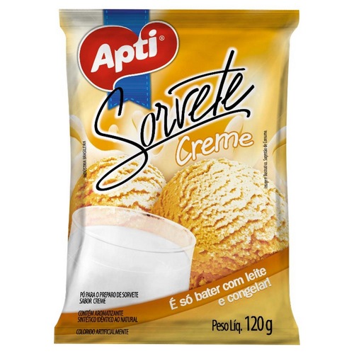 SORVETE APTI CREME 120GR