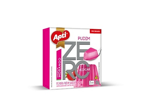 PUDIM APTI ZERO IOG MORANGO 30GR