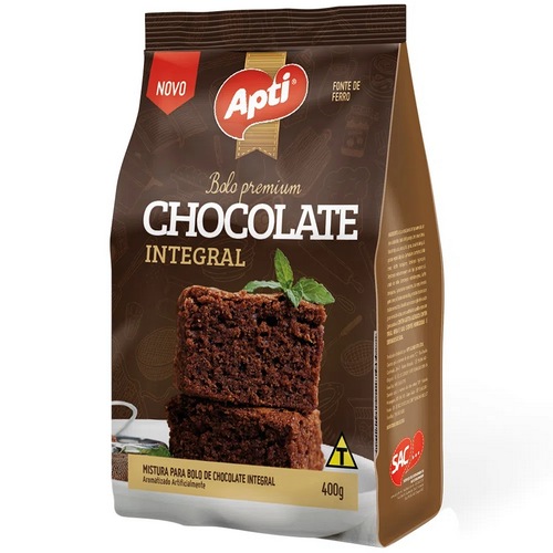 MISTURA BOLO APTI CHOCOLATE INT 400GR