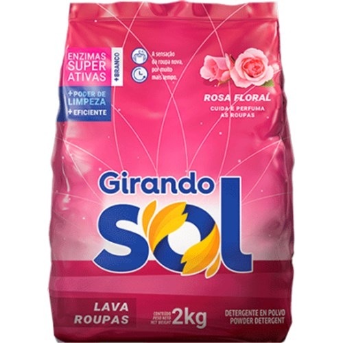 DETERGENTE PO GIRANDO SOL ROSA1,6KG