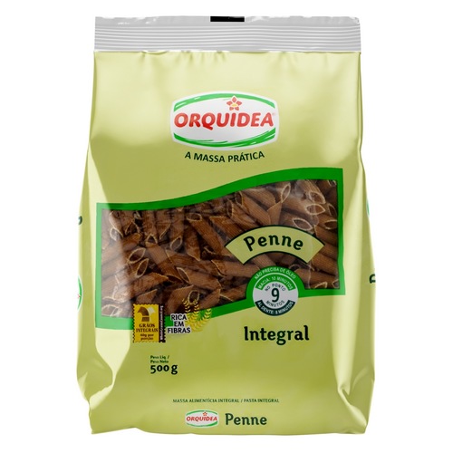 MASSA ORQUIDEA INTEGRAL PENNE 500g