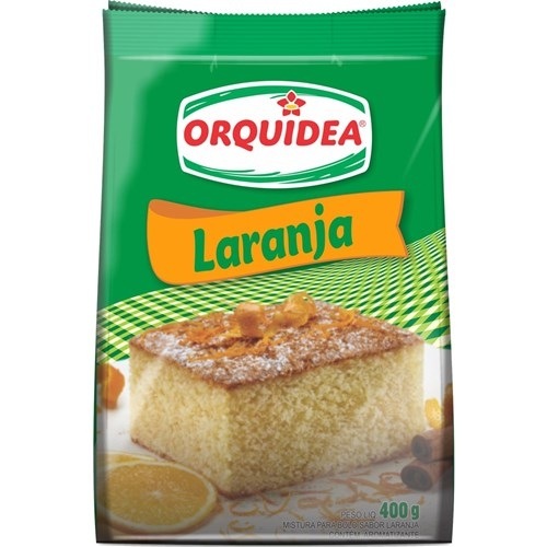 MISTURA BOLO ORQUIDEA LARANJA 350GR