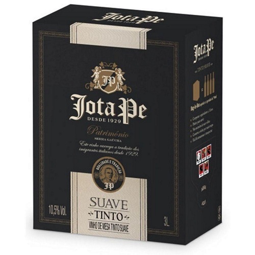 VINHO JOTA PE TINTO SUAVE BAG IN BOX 3L