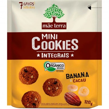 BISCOITO COOKIES MAE TERRA BAN CACAU120G