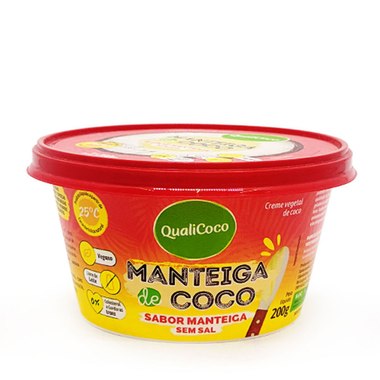 MANTEIGA QUALICOCO DE COCO S SAL 200GR