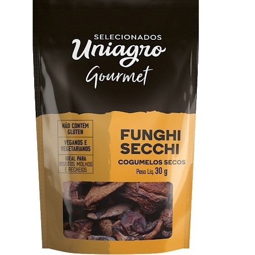 COGUMELO UNIAGRO FUNGHI SECO 30GR