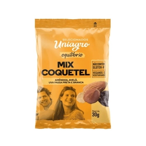 MIX UNIAGRO COQUETEL SNACKS 30GR