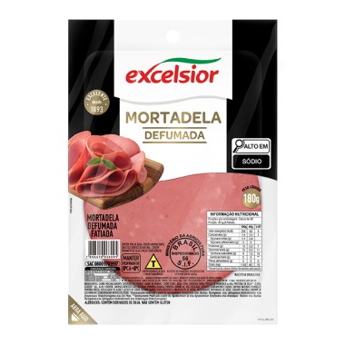 MORTADELA EXCELSIOR DEFUMADA 180G