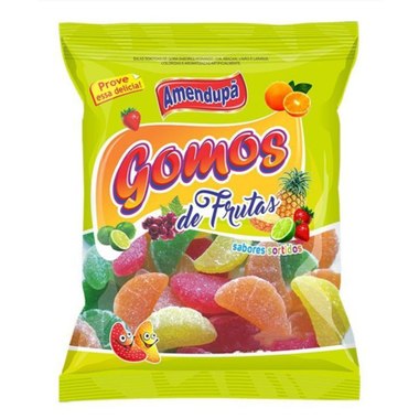 BALA AMENDUPA GOMOS DE FRUTA 400G