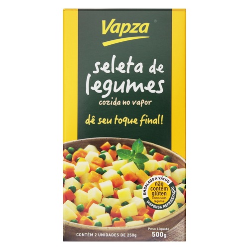 VAPZA SELETA LEGUMES NO VAPOR 500G